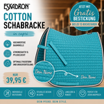 Eskadron Cotton Schabracke in capri/navy inkl.gratis Bestickung