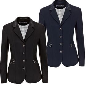 Pikeur Turniersakko SAPHIRA in schwarz, marine, dunkelbraun & anthrazit