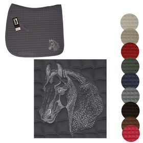 ESKADRON Schabracke mit Pferdekopf bestickt viele Varianten möglich Gr. Dressur