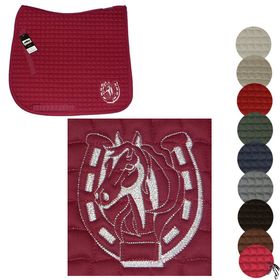 ESKADRON Schabracke mit Hufeisen bestickt viele Varianten möglich Gr. Dressur