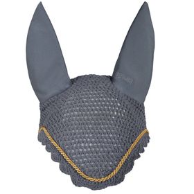 Eskadron Fliegenohren grey mit goldfarbener Kordel, Warmblut & Pony - NEU