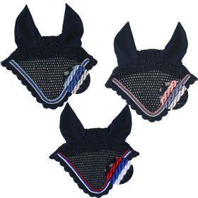 Eskadron Fliegenohren Warmblut navy - mit 3fach Kordeln - viele Varianten