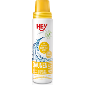 HEY SPORT® Daunen Wash,  Die sanfte Pflege für alle Textilien mit Daunen - 250ml