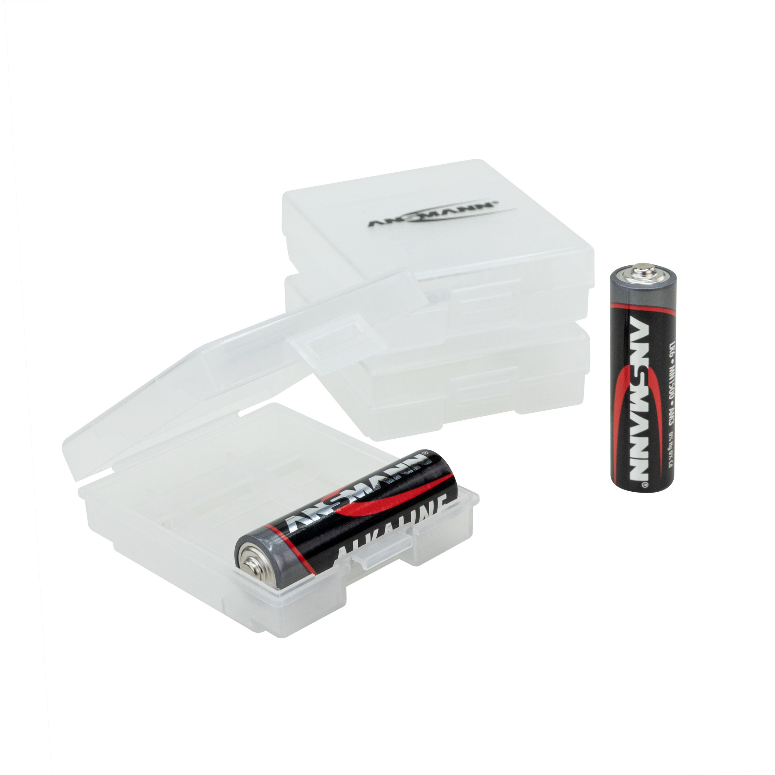 ANSMANN 3x Batteriebox für AAA Micro & AA Mignon Akkus & Batterien