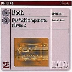 クラシック BACH DAS WOHLTEMPERIERTE KLAVIER GULDA FRIEDRICH GULDA - J.S. BACH-DAS WOHLTEMPERIERTE KLAVIER 2; 2 CD
