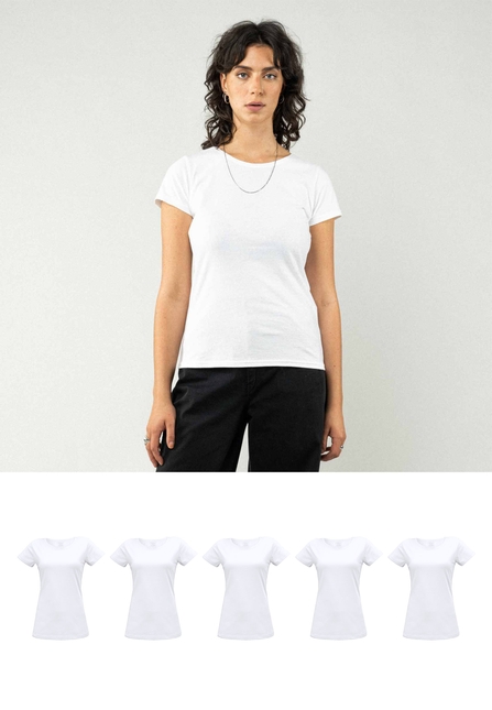 T-Shirt 5 Pack Damen