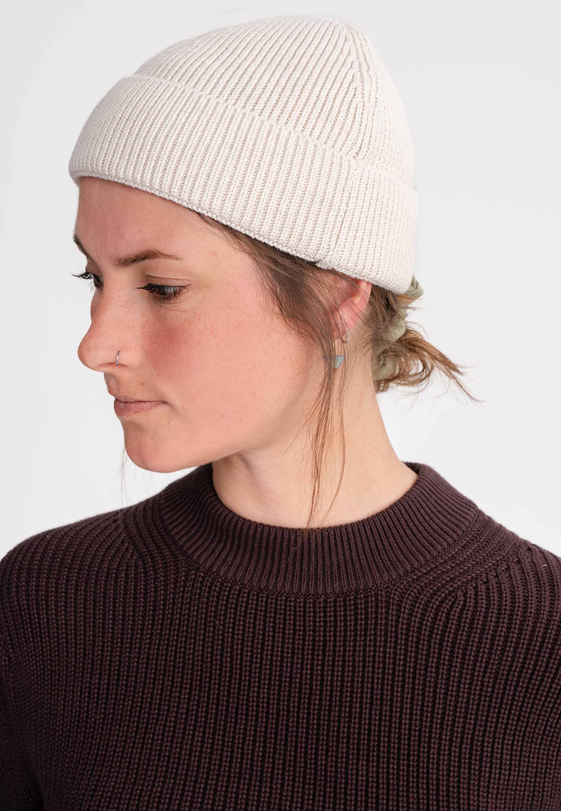 Unisex Short Rib Knit Beanie RAFI