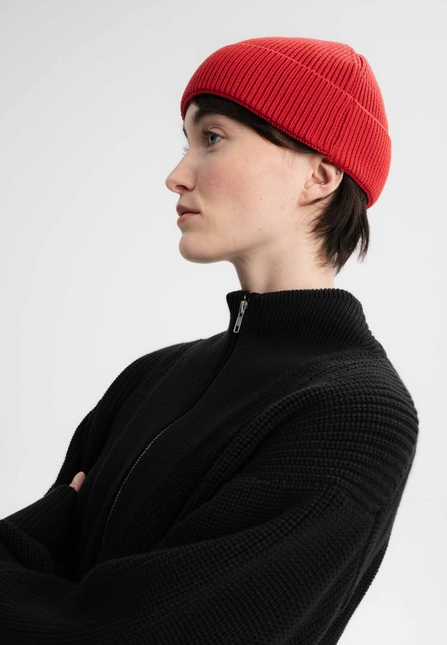 Unisex Short Rib Knit Beanie RAFI