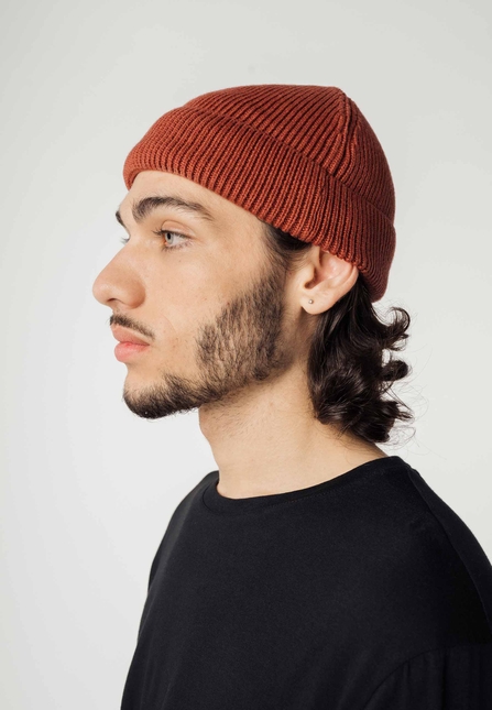 Unisex Short Rib Knit Beanie RAFI