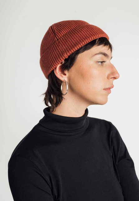 Unisex Short Rib Knit Beanie RAFI