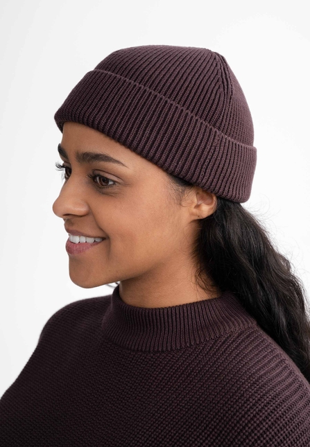 Unisex Short Rib Knit Beanie RAFI