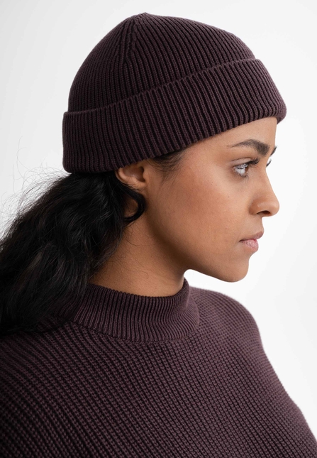 Unisex Short Rib Knit Beanie RAFI