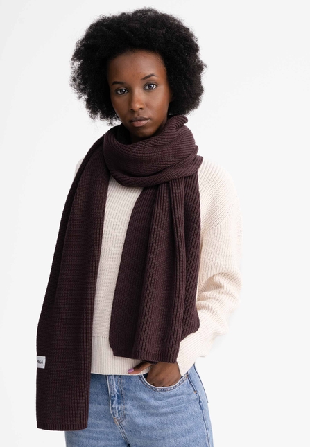 Unisex Rib Knit Scarf NAGNA