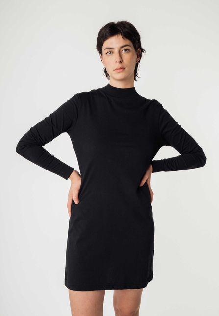 Mock Neck Jersey Dress JANANI