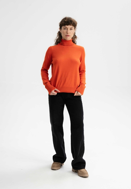 Women Fine-Knit Turtleneck Jumper MAYURA