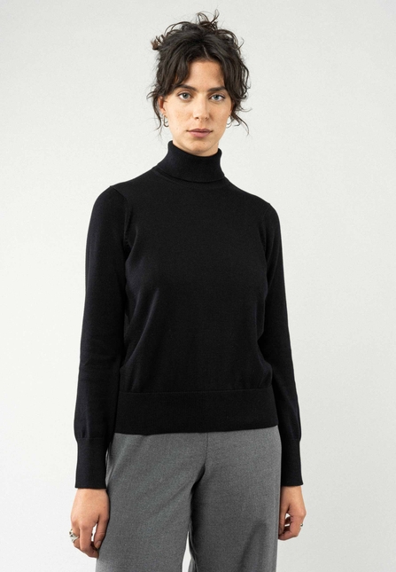 Feinstrick Rollkragenpullover MAYURA