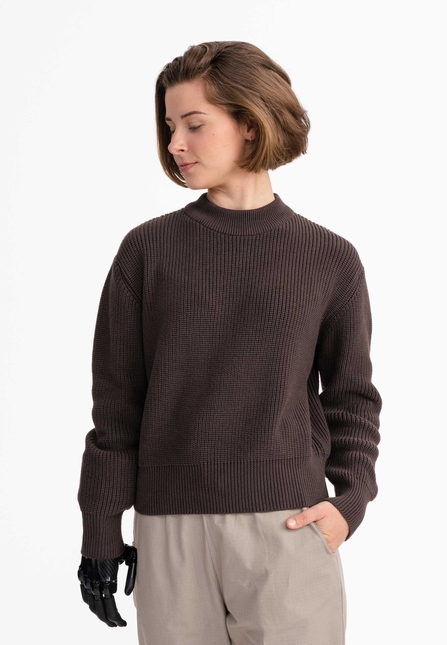 Women Rib Knit Jumper MANIKA