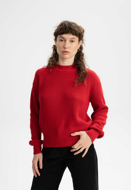 Women Rib Knit Jumper MANIKA