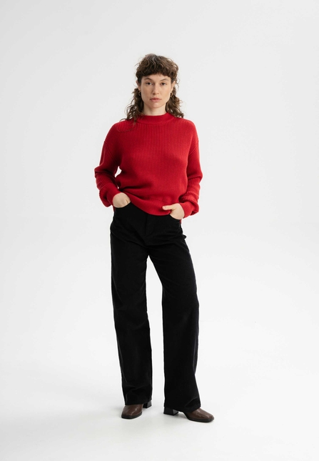 Women Rib Knit Jumper MANIKA