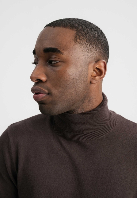 Men Fine-Knit Turtleneck Jumper KANJA