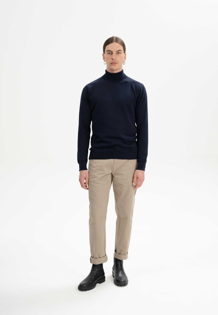 Fine-Knit Turtleneck Jumper KANJA