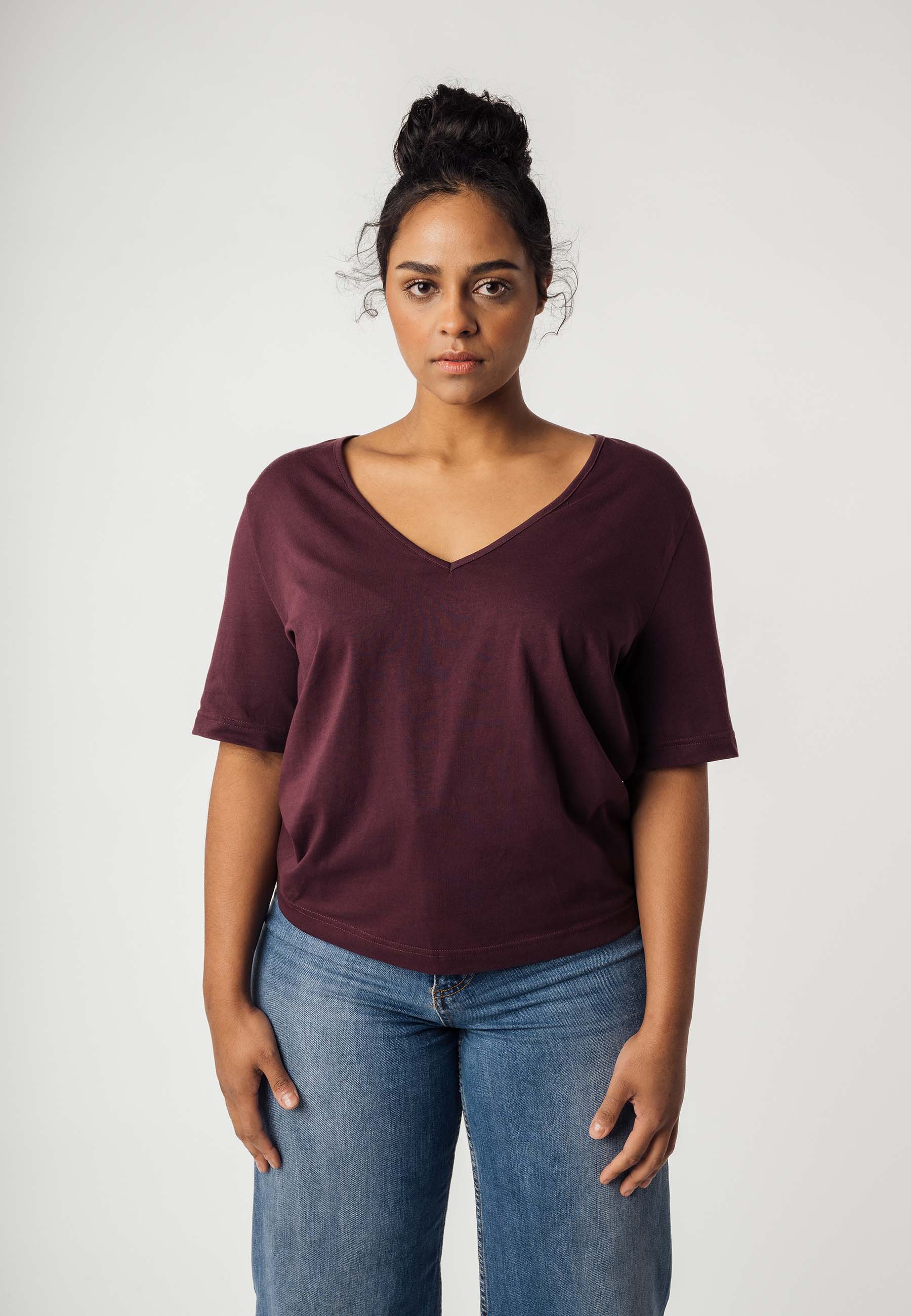 Women V-Neck T-Shirt LALI