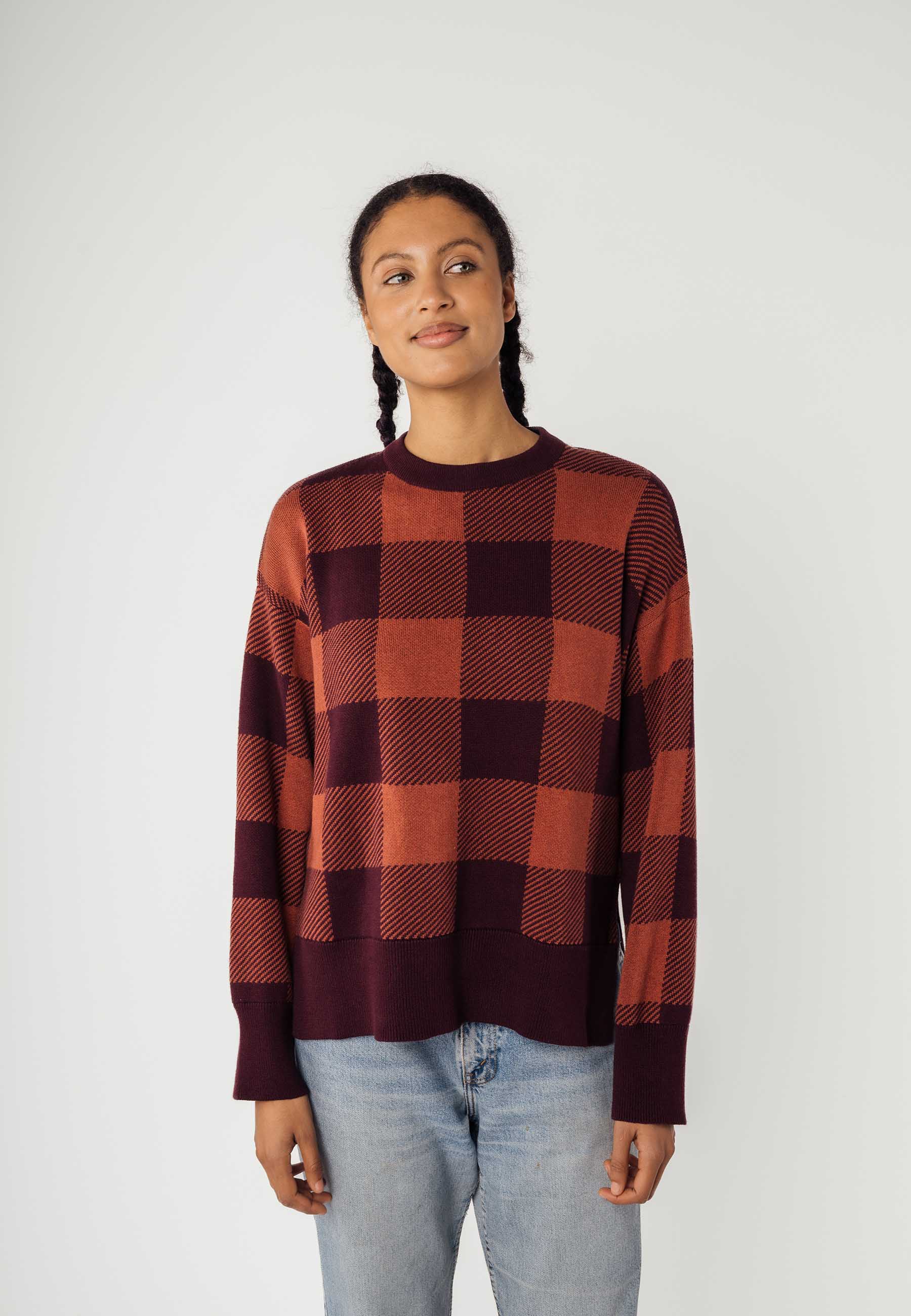 Jacquard-Knit Cashmere-Blend Sweater
