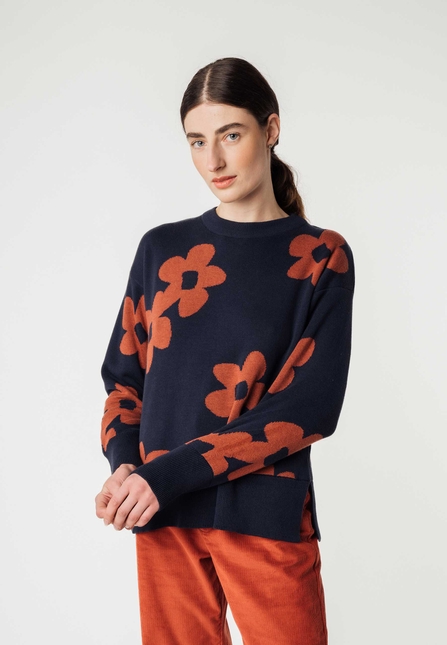 Boxy Jacquard Knit Jumper FAIZA