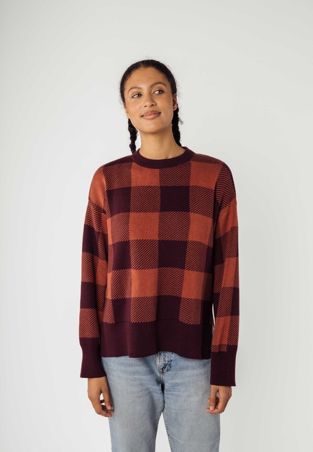 Boxy Jacquard Knit Jumper FAIZA