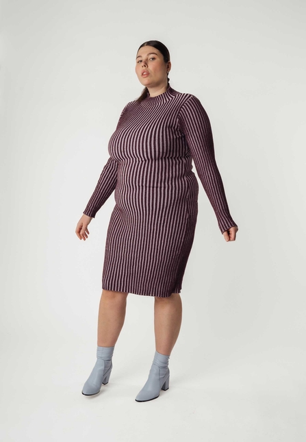 Tight Rib Knit Dress SHIVANI