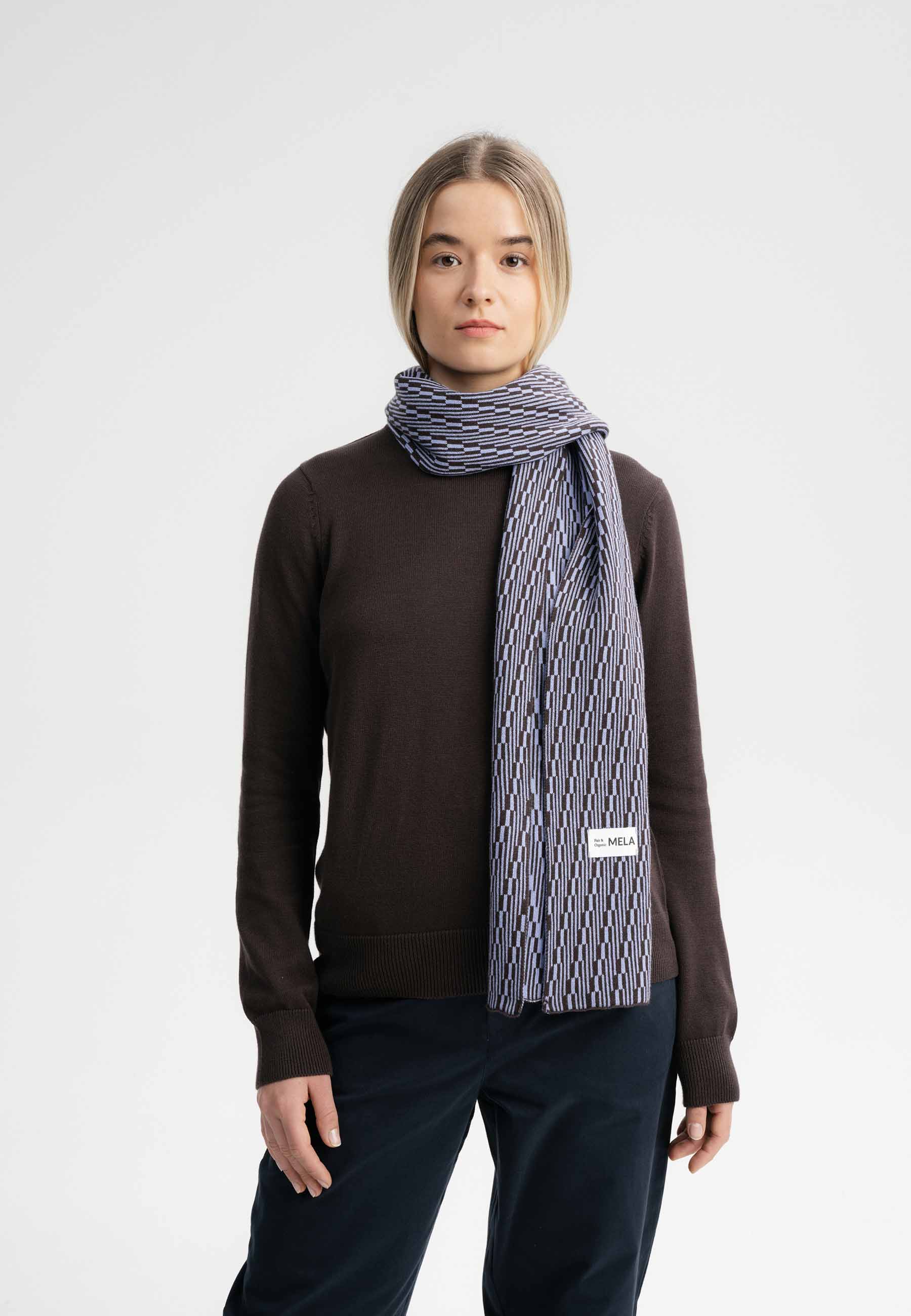 Unisex Jacquard Knit Scarf ASMEE