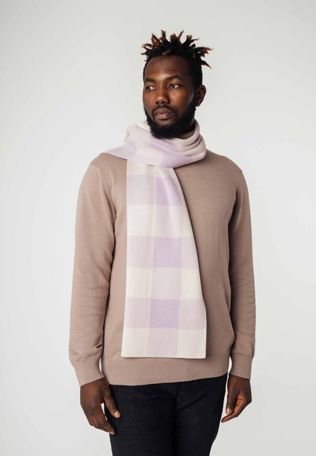 Jacquard Knit Scarf ASMEE