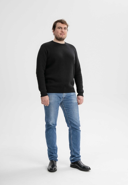 Men Jacquard Knit Jumper MANAV