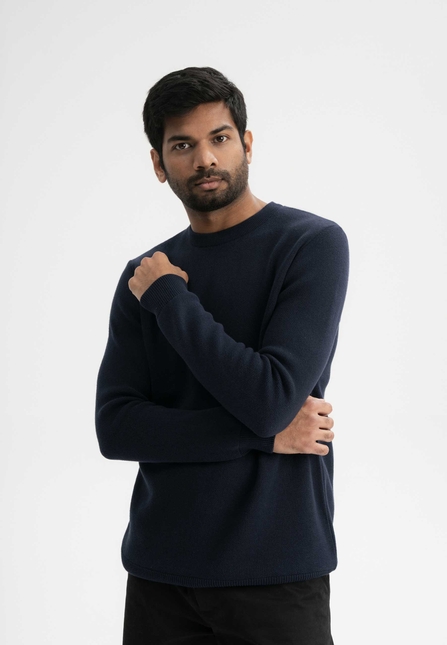 Men Jacquard Knit Jumper MANAV