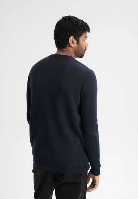 Men Jacquard Knit Jumper MANAV