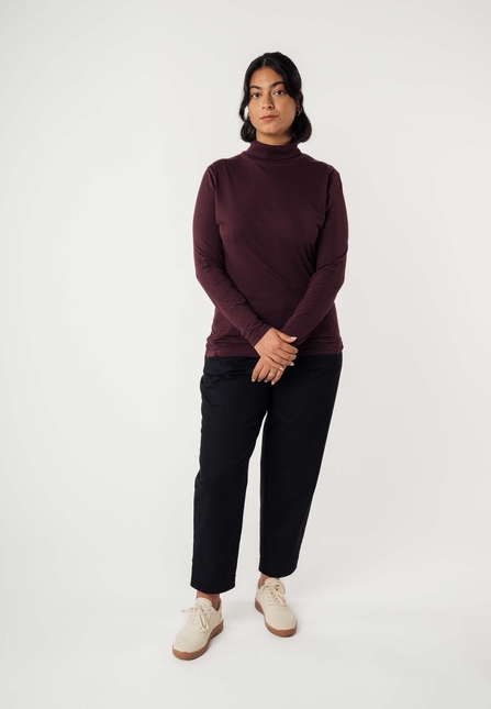 Damen Turtleneck Shirt ANCHAL