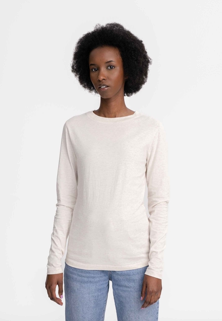 Melawear Damen Basic Langarmshirt DHIVYA