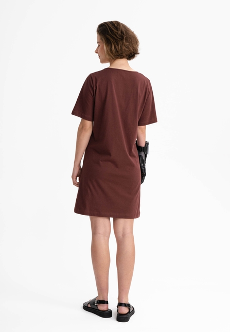 Damen V-Neck Kleid JANITRA