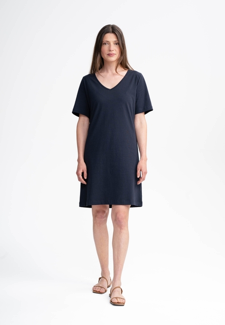 Melawear Damen V-Neck Kleid JANITRA