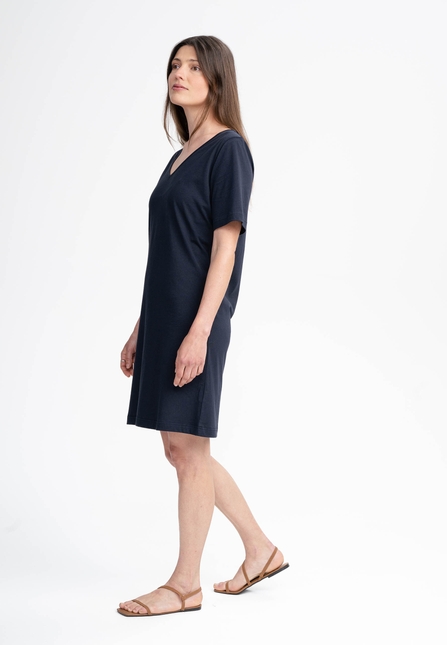 Damen V-Neck Kleid JANITRA