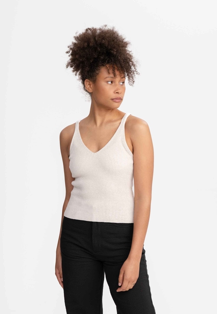 Women V-Neck Knit Top RHADA