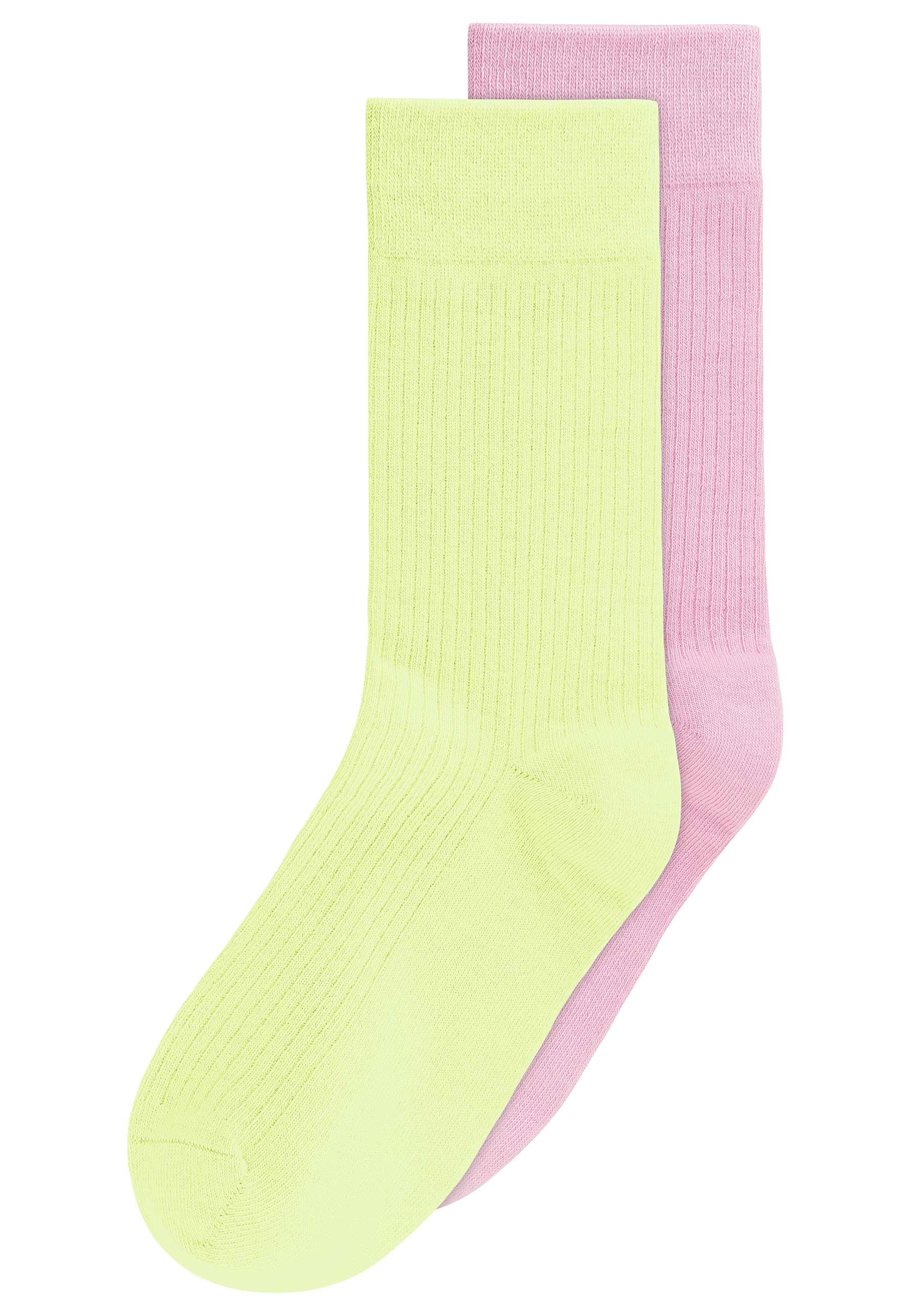 Gerippte Socken 2er Pack