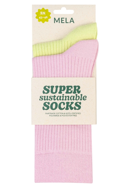 Ribbed Socks 2 Pack