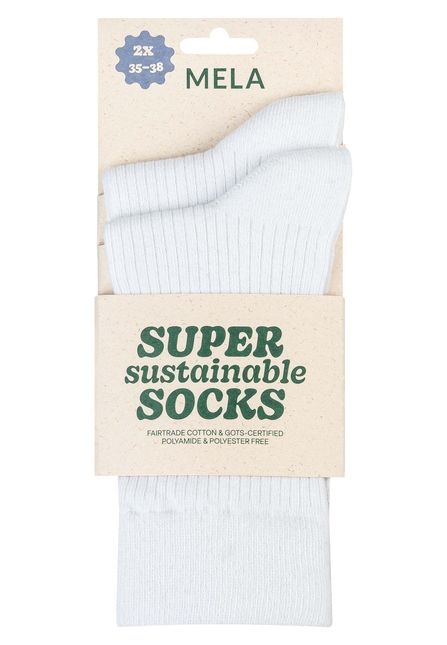 Gerippte Socken 2er Pack