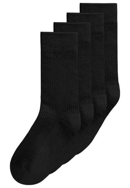 Ribbed Socks 4 Pack