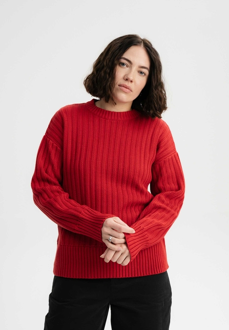 Women Structured Knit Jumper ISHANI