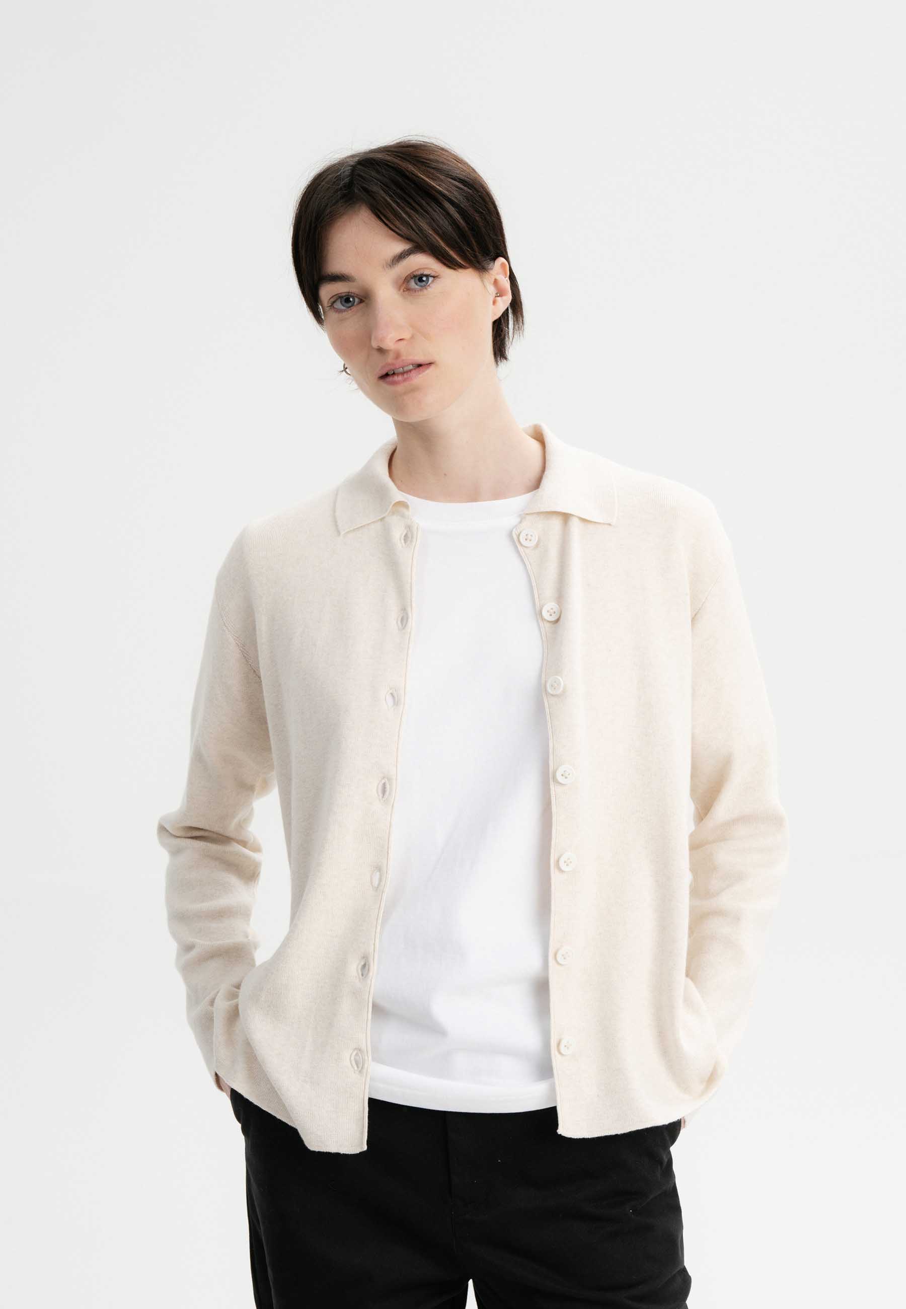 Women Fine Knit Cardigan ULUPI