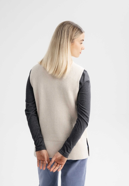 Women Turtleneck Knit Vest GAMINI