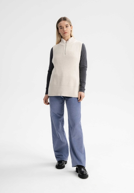 Women Turtleneck Knit Vest GAMINI