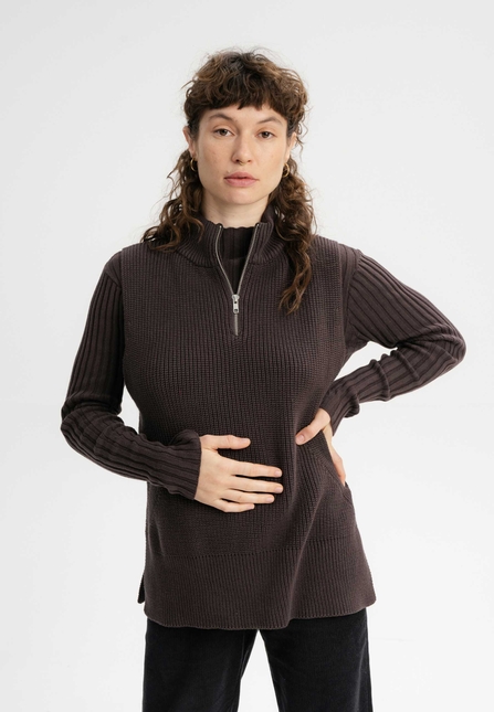 Women Turtleneck Knit Vest GAMINI